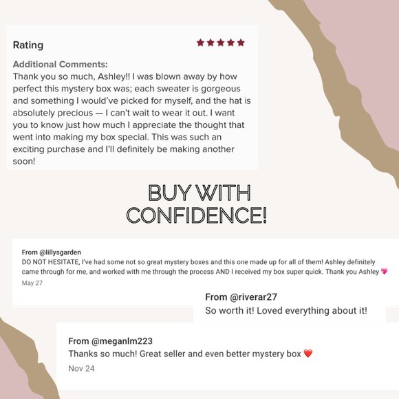 FOREVER FIBERS 5 Piece Natural Fabric Capsule Mystery Box, Cotton/Linen/Cashmere - Picture 7 of 9